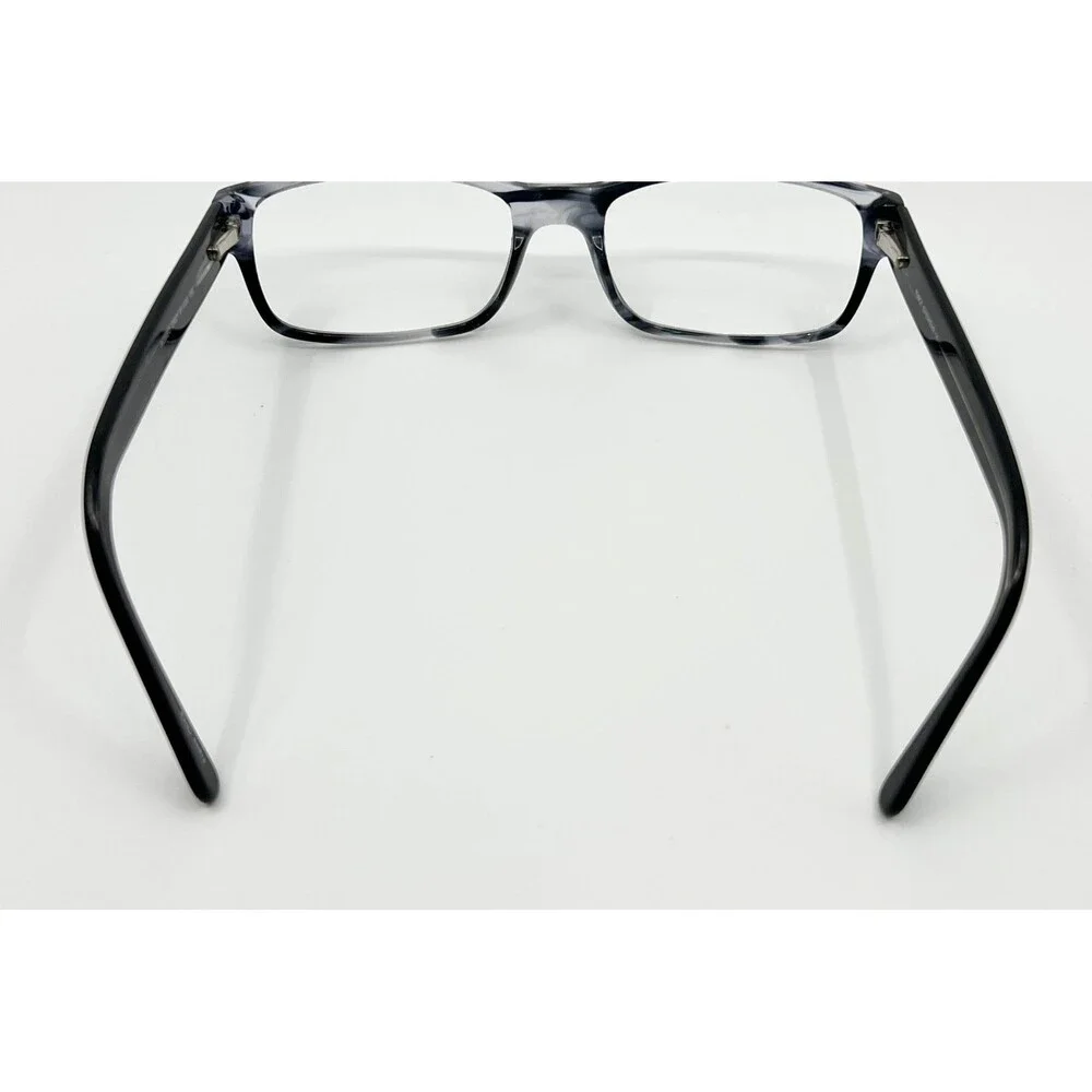 Maxx Eyewear Romeo Eyeglasses Mens Grey Marble Rectangular Frame 61-20-155